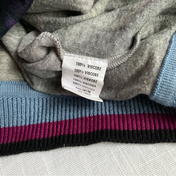 NWT Bl-Nk for Anthropologie | Contrast Eyelet Violet Pink Pullover | XL - Picture 7 of 9